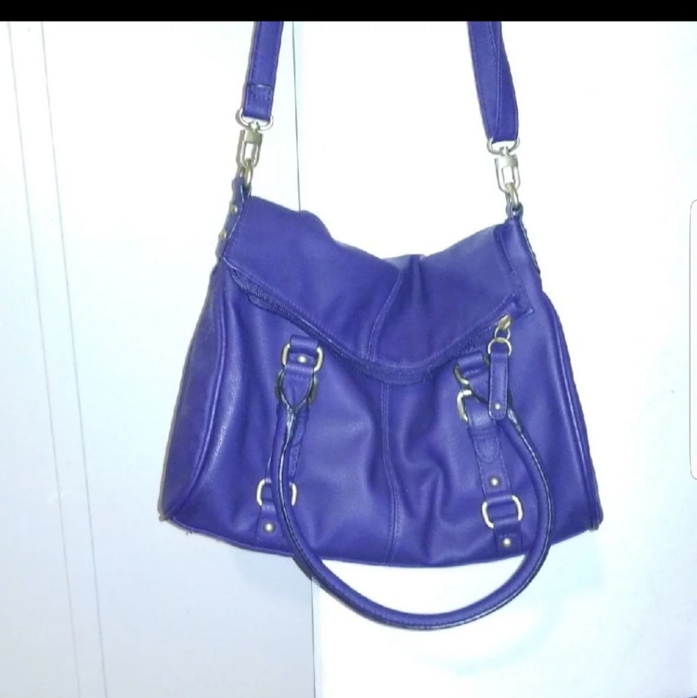 Dark purple purse